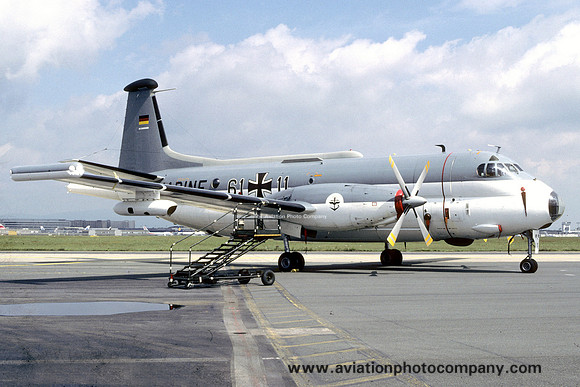 German Navy MFG3 Breguet Atlantic 61+11 at Rhein Main (1987)