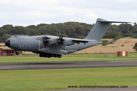 Belgian Air Force 15 Wing Airbus A.400M CT-04 at Prestwick (2023)