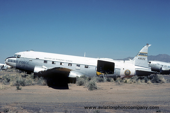 USAF Douglas RC-47D Skytrain 43-49522 at Ryan Field (1973)