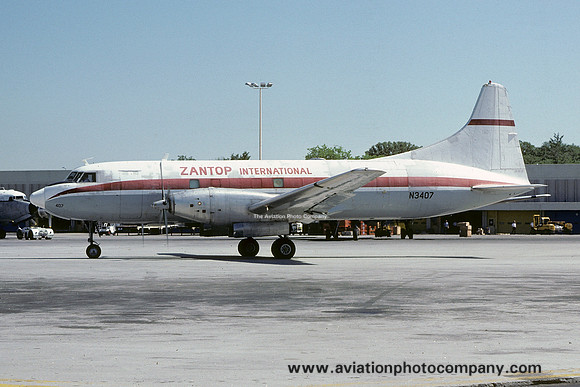 Zantop International Convair 640 N3407 (1979)