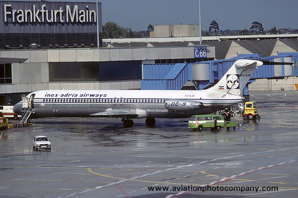 Inex Adria Airways Douglas DC-9-51 YU-AJU (1980)