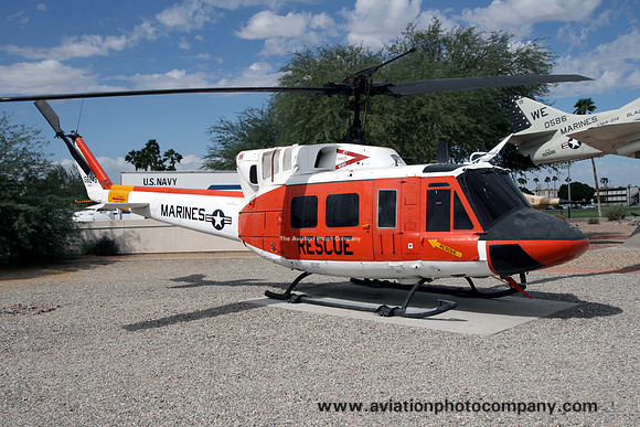 US Marines Bell HH-1N Iroquois 158248 displayed at MCAS Yuma (2011)