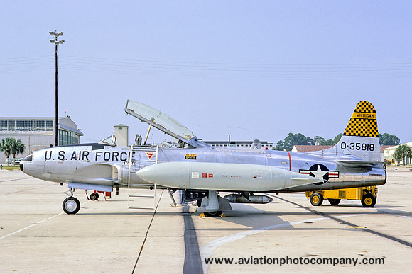 USAF Michigan NG 171 FIS Lockheed T-33A Shooting Star 53-5818 (1972)