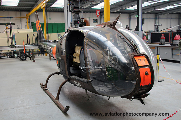 French Army Aerospatiale SA.341F Gazelle 1252 at Rochefort (2016)