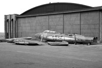 RAF Gloster Javelin FAW.8 XH991 at RAF Henlow (1964)