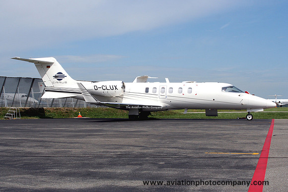 Cirrus Airlines Learjet 40 D-CLUX at Geneva (2008)