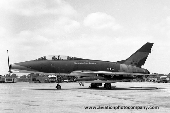 USAF North American F-100F Super Sabre 56-3867 (1973)