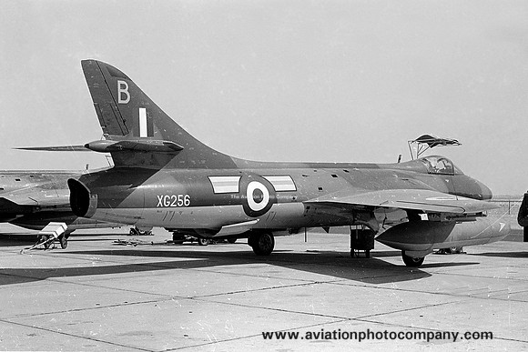 RAF 8 Squadron Hawker Hunter FGA.9 XG256/B at RAF Sharjah (1966)