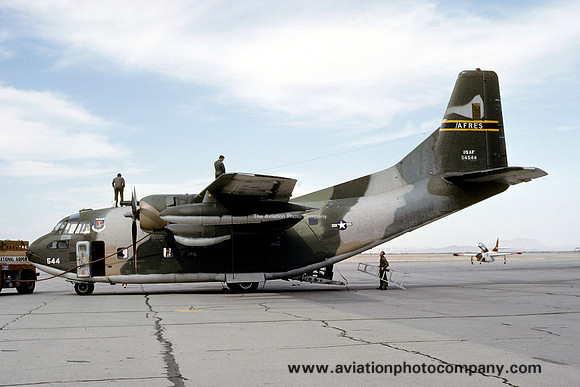 USAF AFRes 302 TAW Fairchild C-123K Provider 55-4544 (1980)
