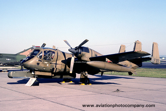 US Army Grumman OV-1D Mohawk 69-17003 at Rhein Main AB (1980)
