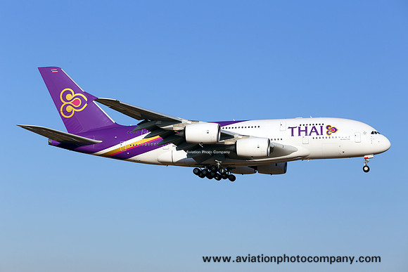 Thai Airways Airbus A380-800 HS-TUD at Tokyo Narita (2014)