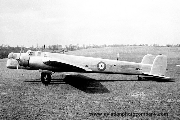 RAF AWA Whitley Prototype K4586