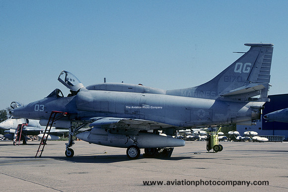 US Marines VMA-131 Douglas A-4M Skyhawk 158170/QG-03 (1989)