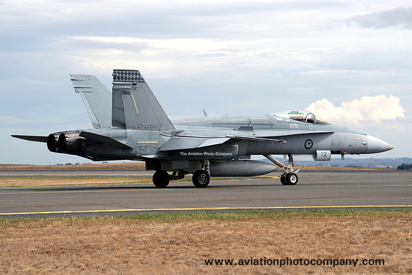RAAF 75 Squadron McDonnell Douglas F/A-18A Hornet A21-12 at Avalon (2009)