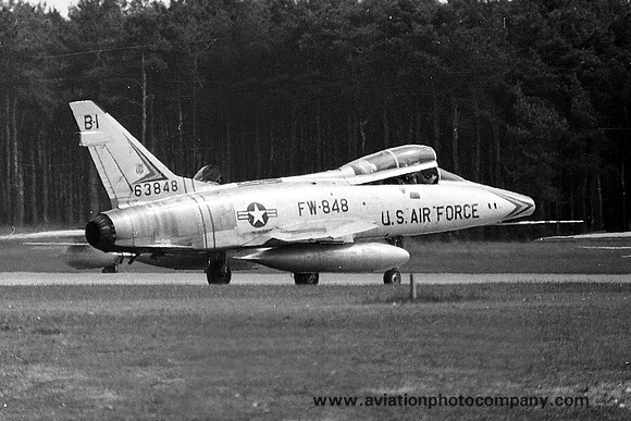 USAF 48 TFW North American F-100F Super Sabre 56-3848 (1966)
