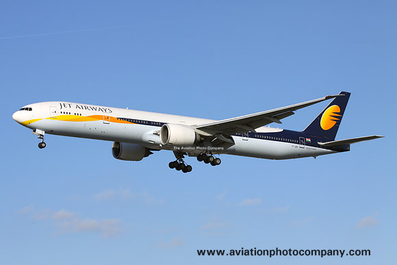Jet Airways Boeing 777-300ER VT-JEH at London Heathrow (2012)