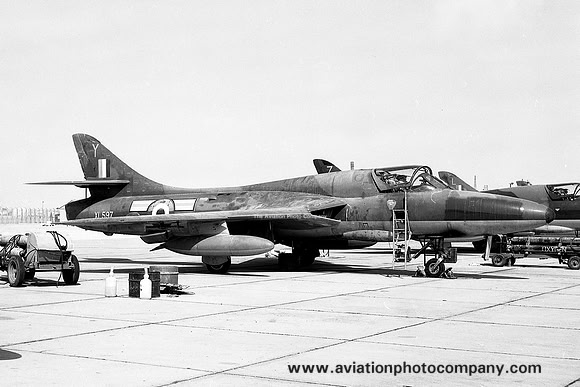 RAF 208 Squadron Hawker Hunter T.7 XL597/Y (1966)