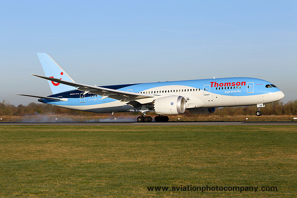 Thomson Boeing 787-8 G-TUID at Manchester (2014)