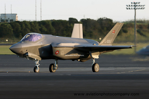 Danish Air Force Lockheed F-35A L-005 at Lajes (2024)