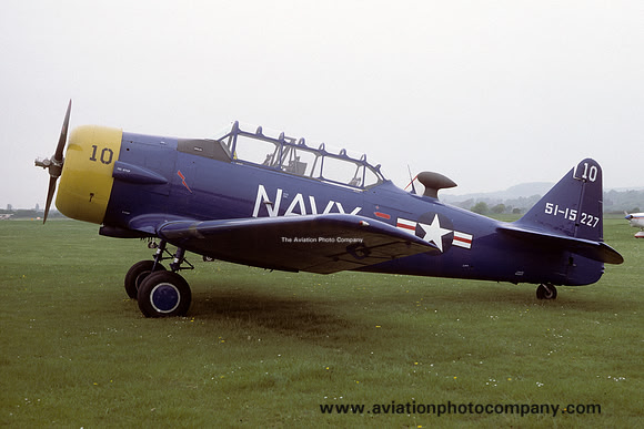 North American T-6G-NH Texan G-BKRA/51-15227 (1985)