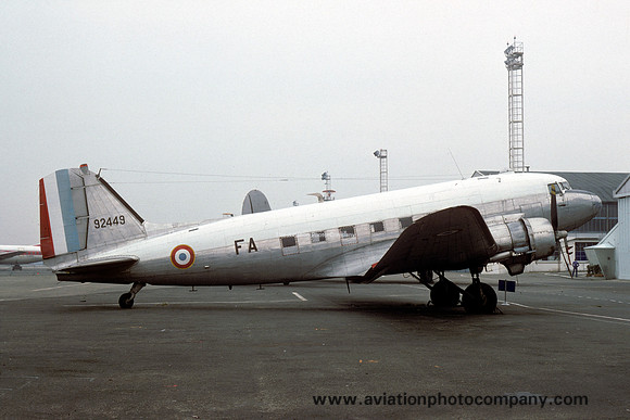 French Air Force Douglas C-47A 92449/FA (1977)