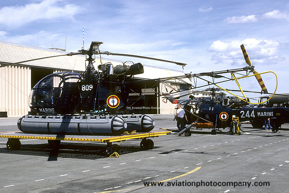 French Navy 20S Sud Alouette II 809 (1986)
