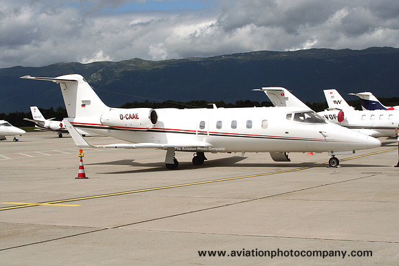 FAI Airservice AG Learjet 55 D-CAAE at Geneva (2008)