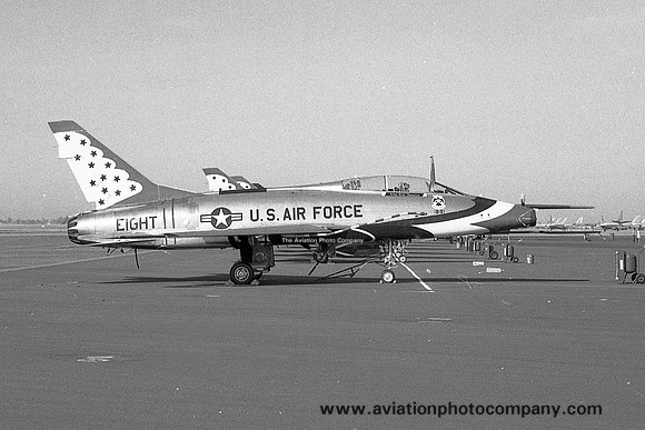 USAF Thunderbirds North American F-100F Super Sabre "8" (1968)