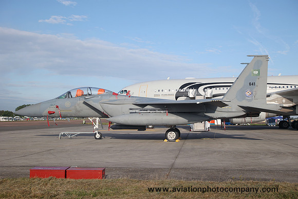 Royal Saudi Air Force 6 Squadron Boeing F-15SA 641 at RIAT Fairford (2024)