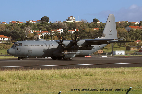 RAAF 37 Squadron Lockheed C-130J-30 Hercules A97-468 at Lajes (2024)