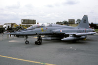 Norwegian Air Force 336 Skv Northrop F-5B Freedom Fighter 135 at IAT Fairford (1987)