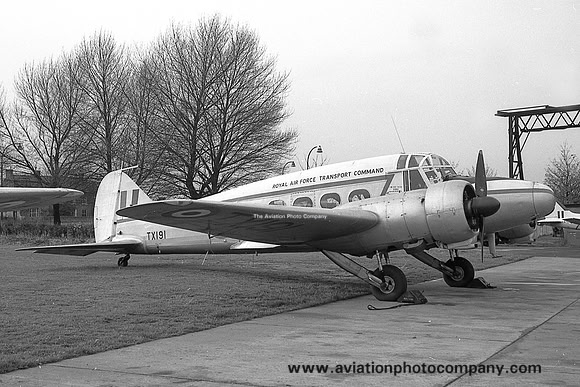 RAF Northern Communications Squadron Avro Anson C.19 TX191 (1965)