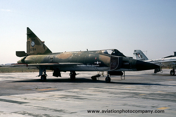 USAF South Carolina ANG Convair F-102A Delta Dagger 56-1184 at MASDC Davis Monthan (1978)