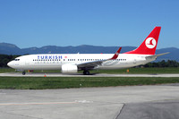 Turkish Airlines Boeing 737-8F2 TC-JGY at Geneva (2008)