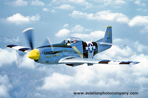 USAAF North American P-51D Mustang N5471V Air to Air