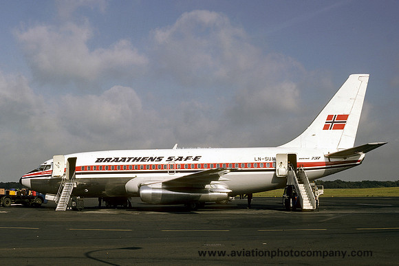 Braathens SAFE Boeing 737-205 LN-SUM (1978)