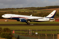 Royal Canadian Air Force 437 Squadron Airbus CC-330 330002 at Prestwick (2023)