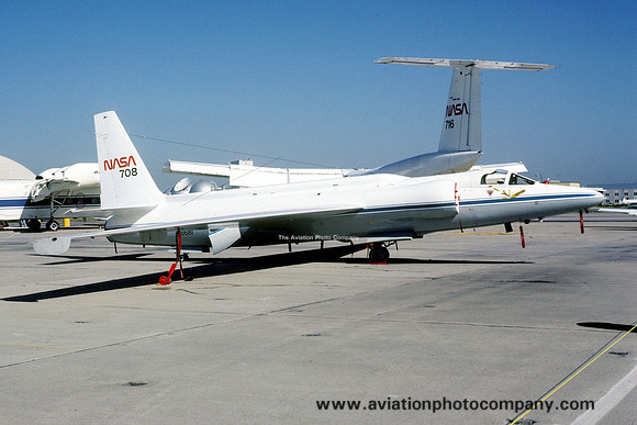 NASA Lockheed U-2C NASA-708 at Moffett Field (1980)