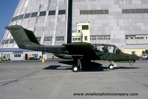 US Marines North American OV-10D Bronco 155469 at Moffett Field (1980)