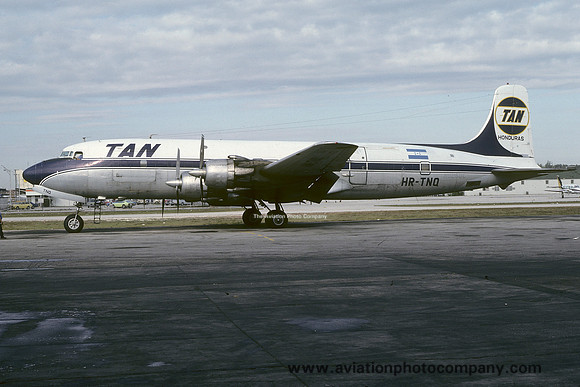 TAN Honduras Douglas DC-6A HR-TNQ (1979)