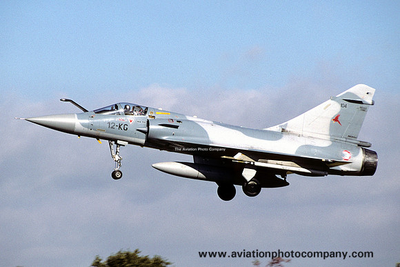 French Air Force EC2/12 Dassault Mirage 2000C 104/12-KG at RAF Waddington (2004)