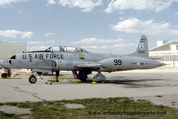 USAF Vermont ANG 134 DSES Lockheed T-33A 53-5199 (1977)