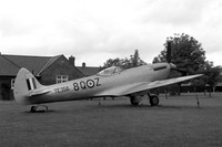 RAF Supermarine Spitfire LF.XVIe TE356 displayed at RAF Bicester