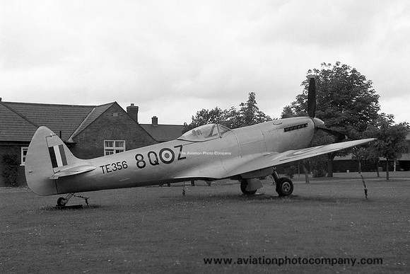 RAF Supermarine Spitfire LF.XVIe TE356 displayed at RAF Bicester