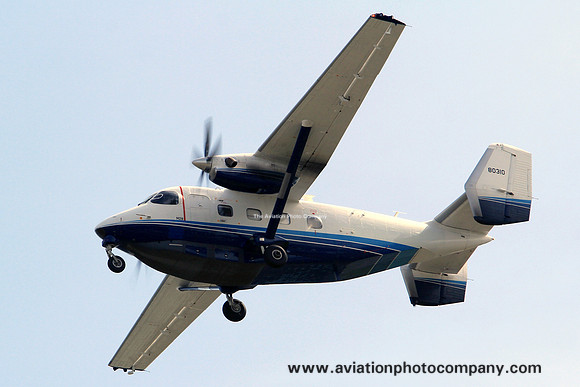 USAF AFSOC PZL C-145A 08-0310 at Prestwick (2014)
