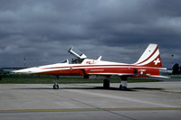 Swiss Air Force Patriuille Suisse Northrop F-5E Tiger J-3087 at RIAT Fairford (2004)