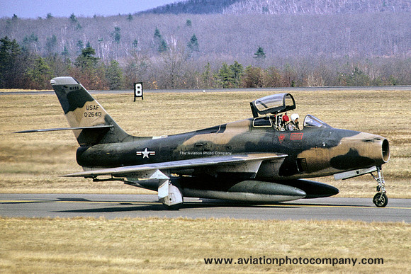 USAF Massachusetts ANG 131 TFS Republic F-84F 52-6413 (1970)