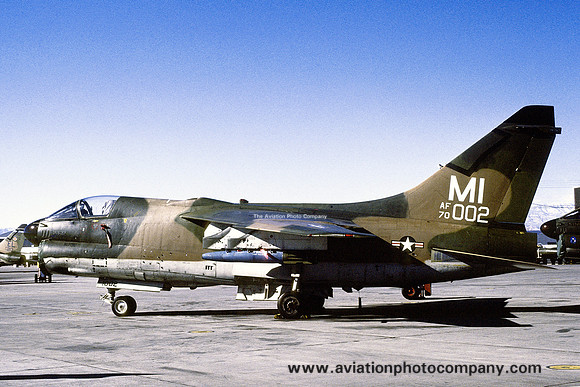 USAF Michigan ANG 107 TSF LTV A-7D Corsair 70-1002/MI (1980)