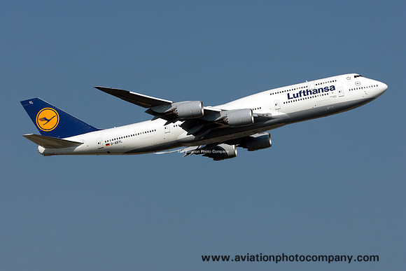 Lufthansa Boeing 747-8 D-ABYL at Frankfurt (2014)