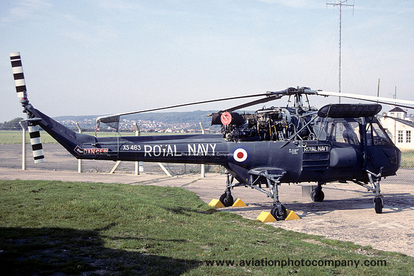 Royal Navy Westland Wasp HAS.1 XS463 at the International Helicopter Museum (1990)